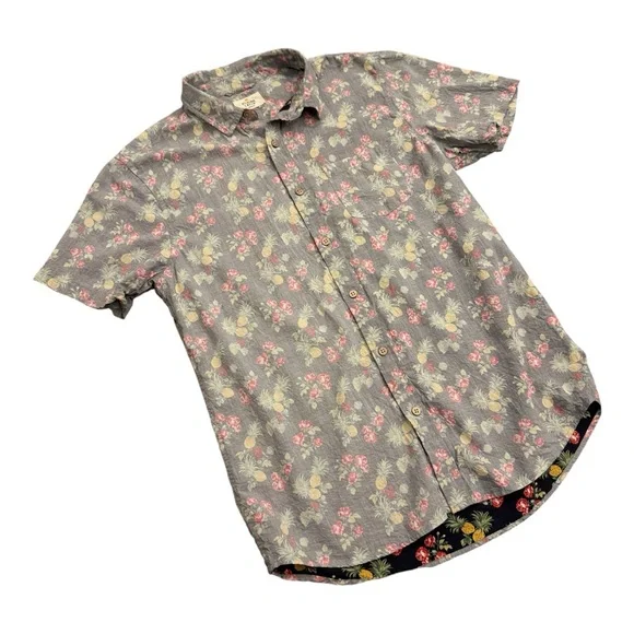 Marine Layer Floral Short Sleeve Shirt - Size M - Picture 2 of 7